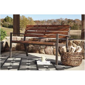 P015-909 Ashley Furniture Hatchlands Outdoor Furniture Benche