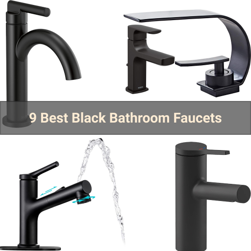 best black bathroom faucets
