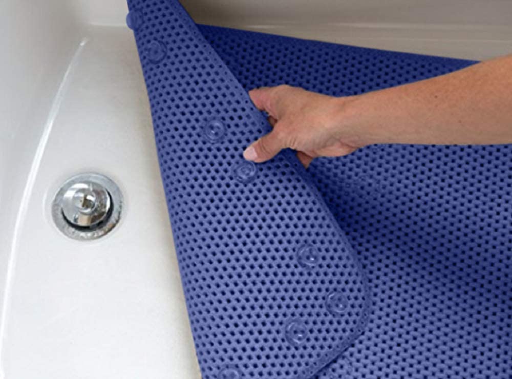 deluxe non slip shower bathtub soft foam rug