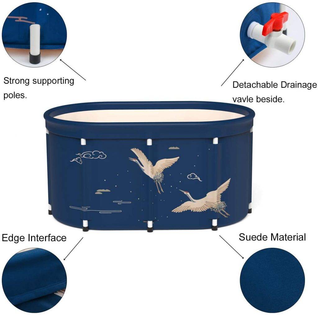 genenic portable foldable bathtub