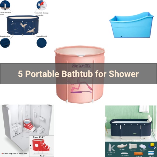 portable bathtub for shower