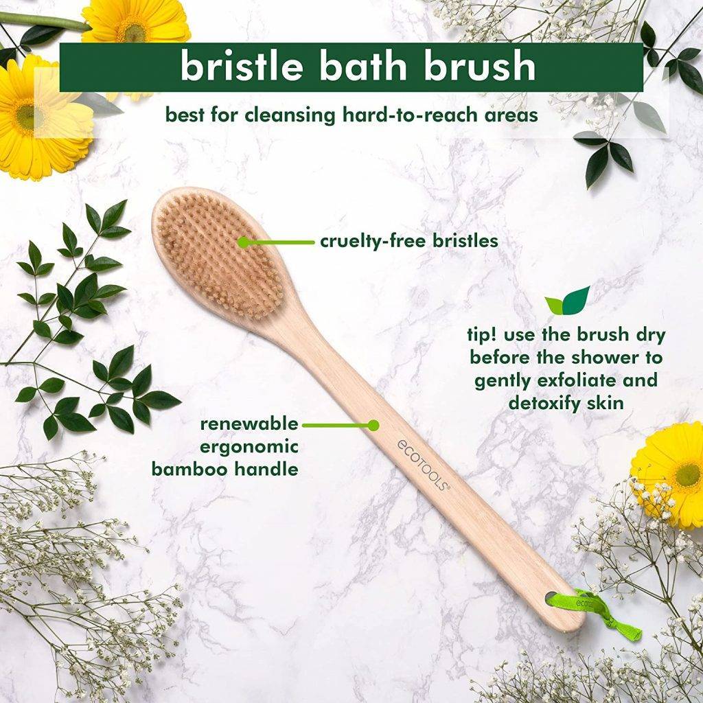 ecotools soft bristle bath brush