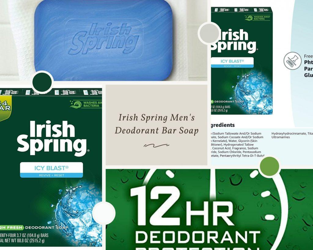 irish spring mens deodorant bar soap