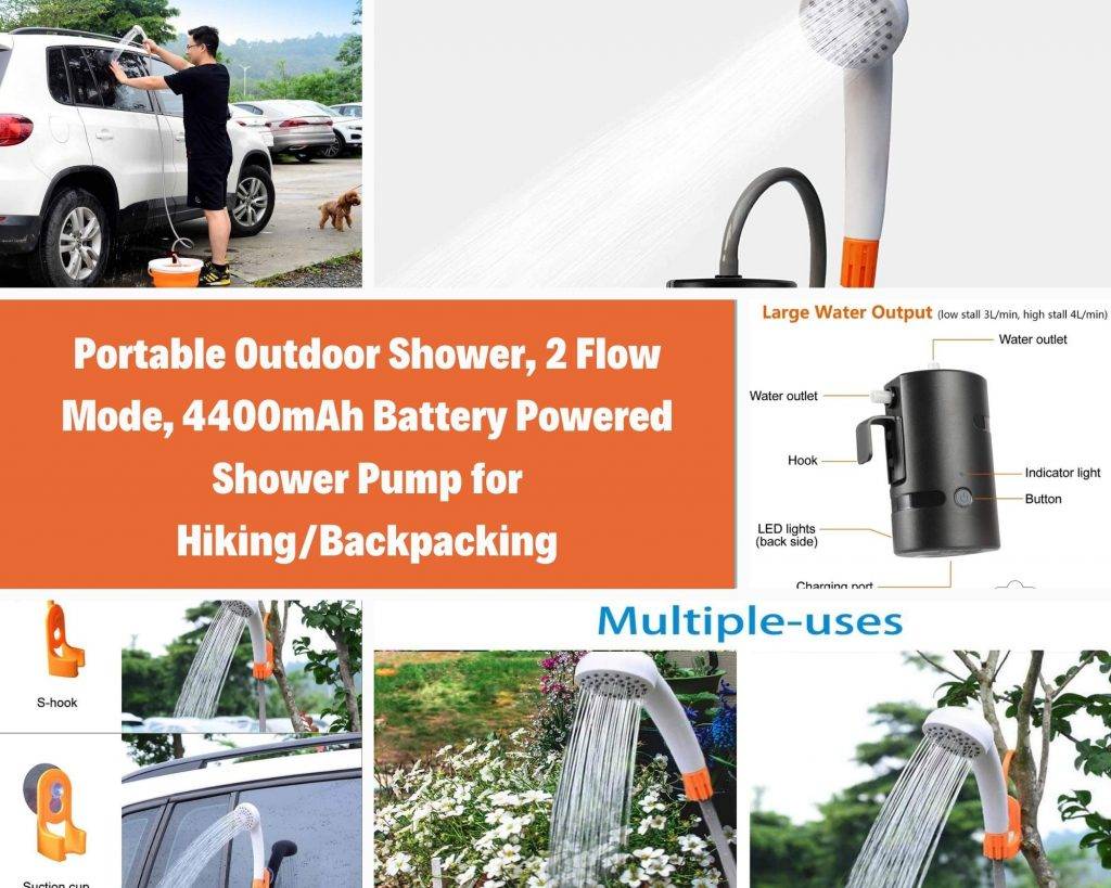 portable outdoor shower