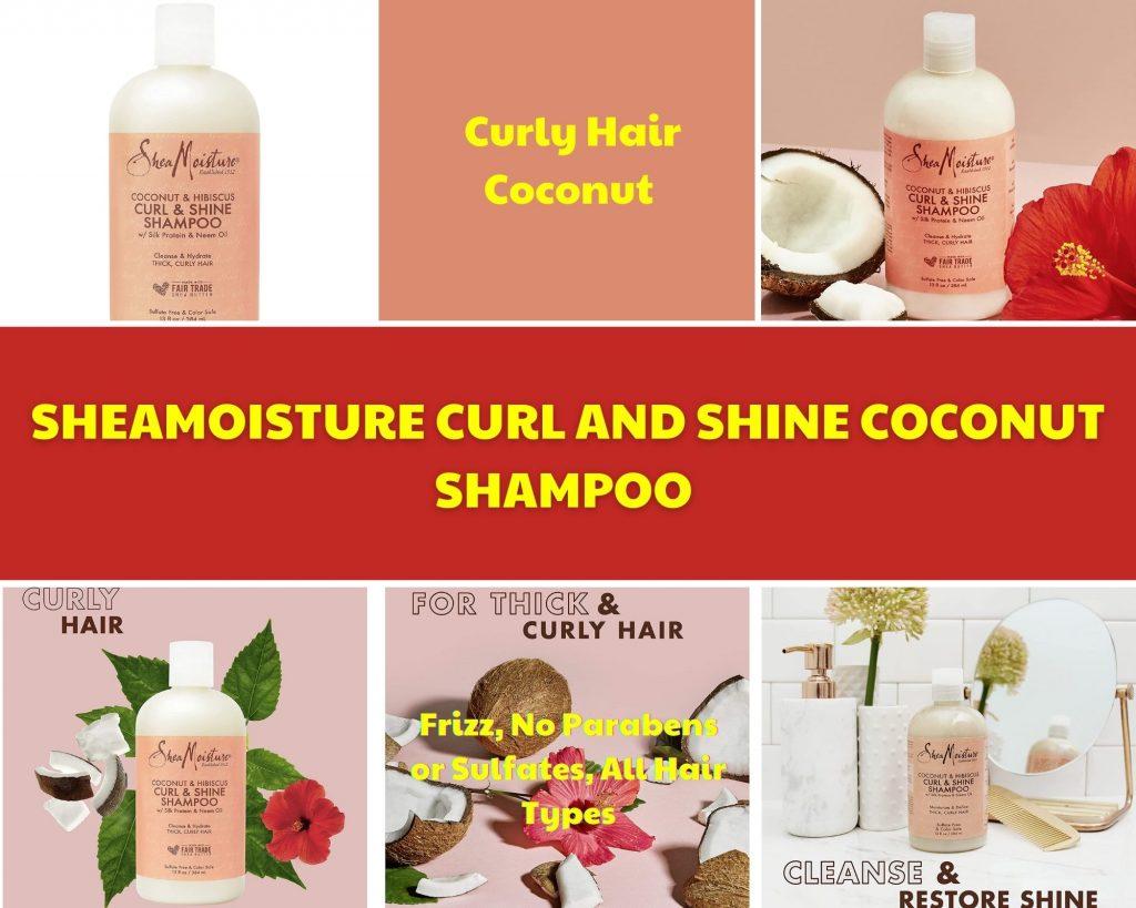 sheamoisture curl and shine coconut shampoo