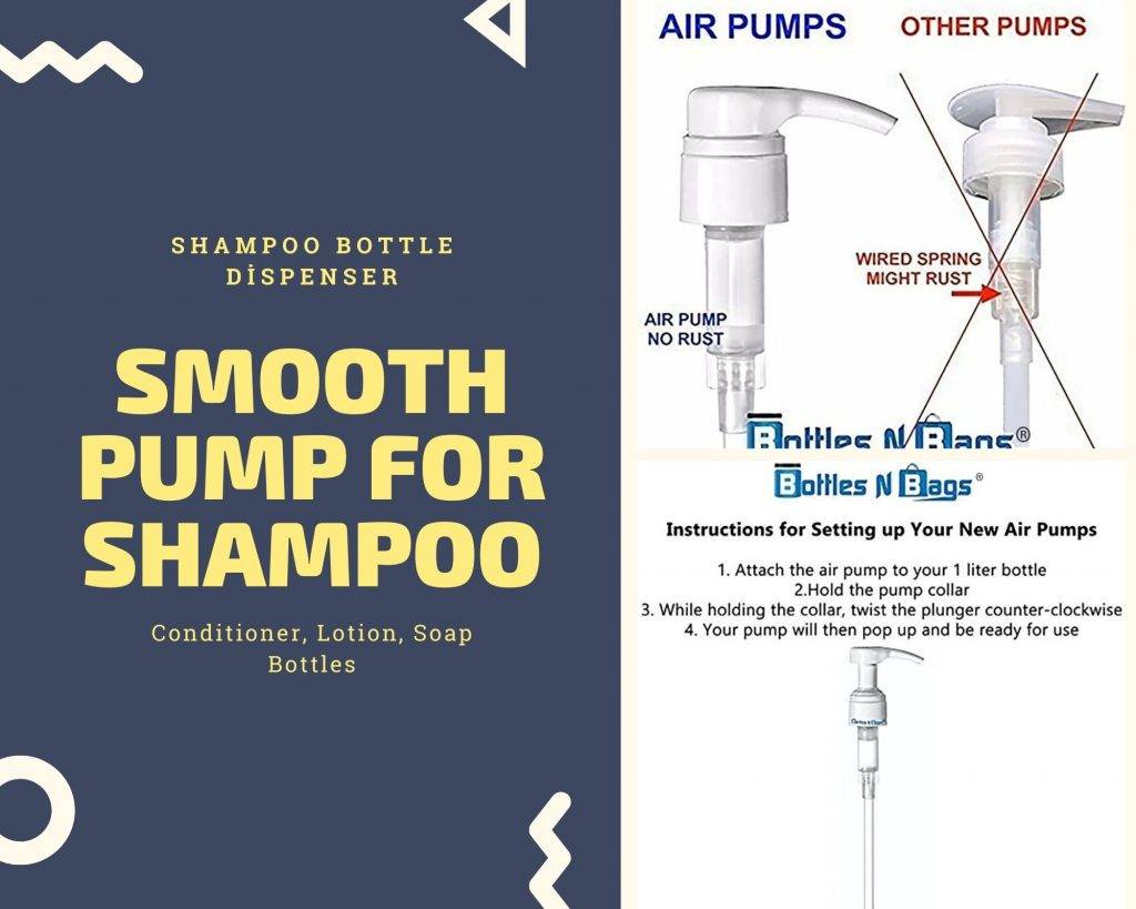 smooth pump for shampoo