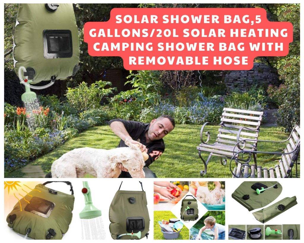 solar shower bag