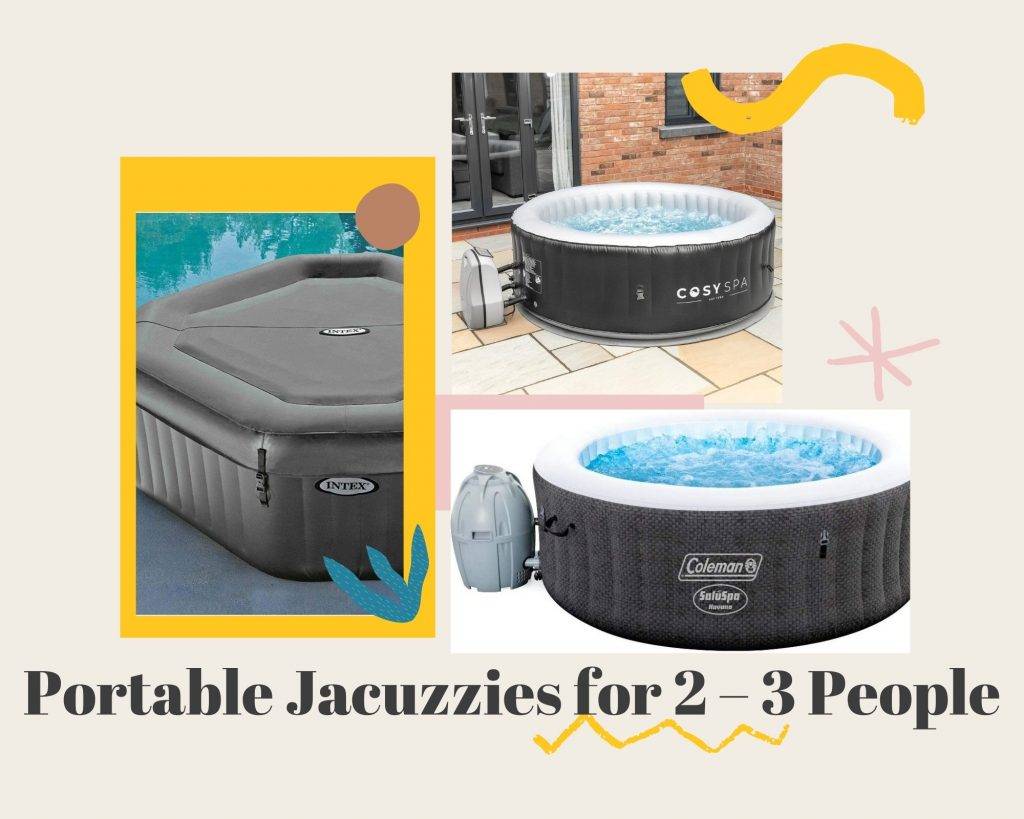 portable jacuzzies for 2 3 people