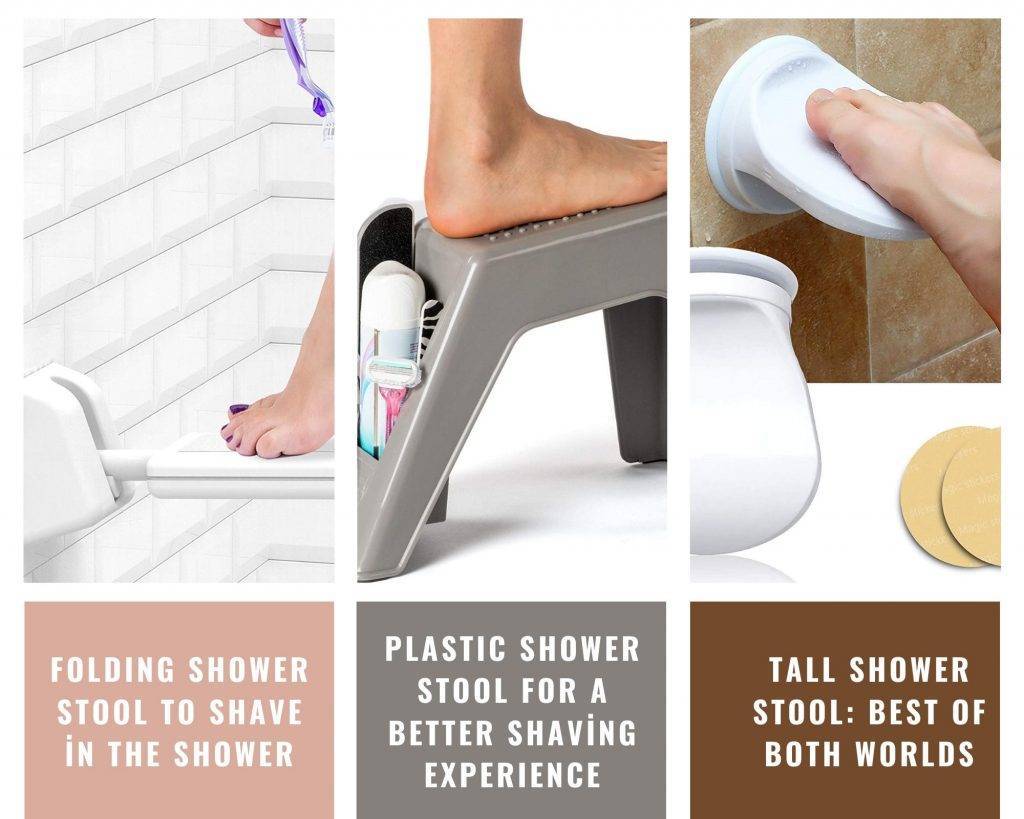 shower stools for shaving legs more comfortably