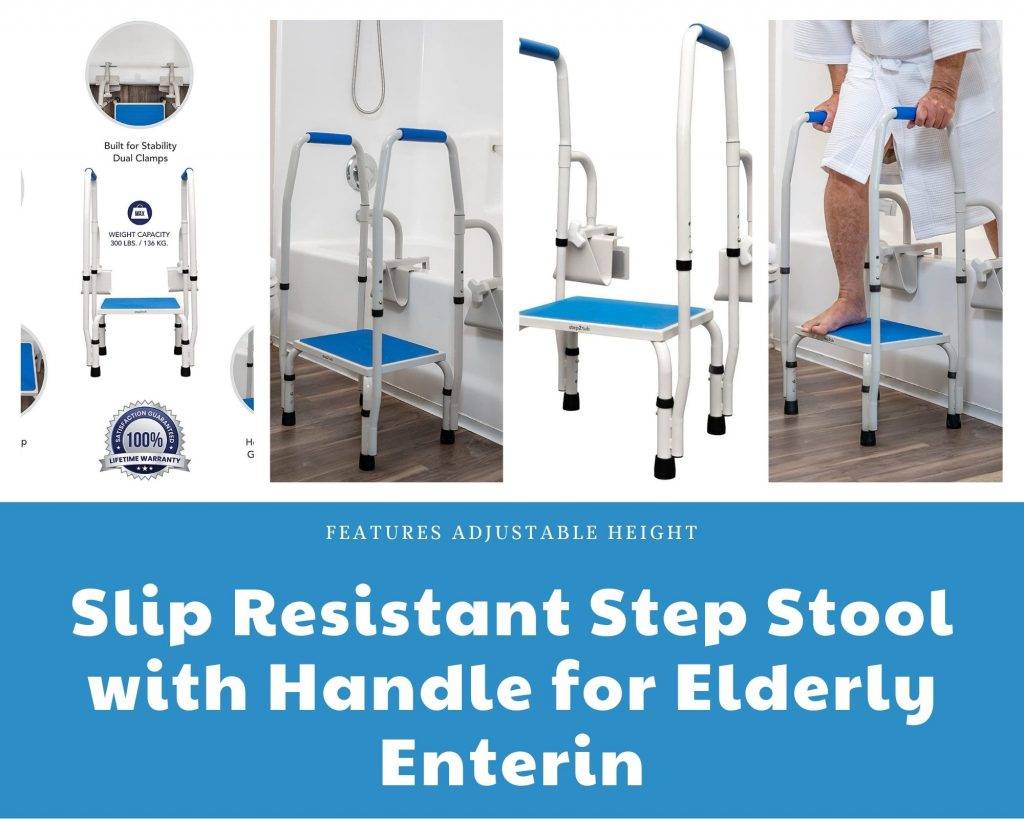 step2tub shower step stool for seniors