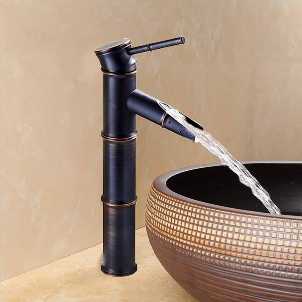 tempsnow bronze bathroom faucet bamboo