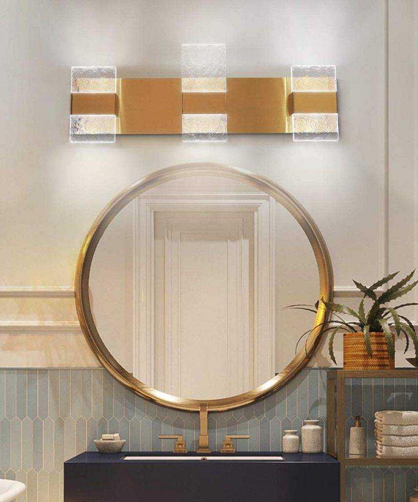 dailyart gold bathroom light fixtures