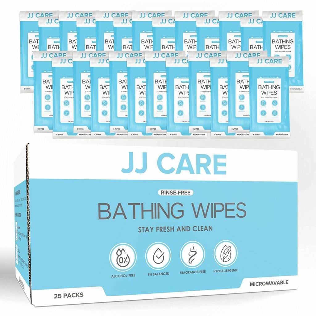 JJ CARE Body Wipes Body Wipes for Adults Bathing 1