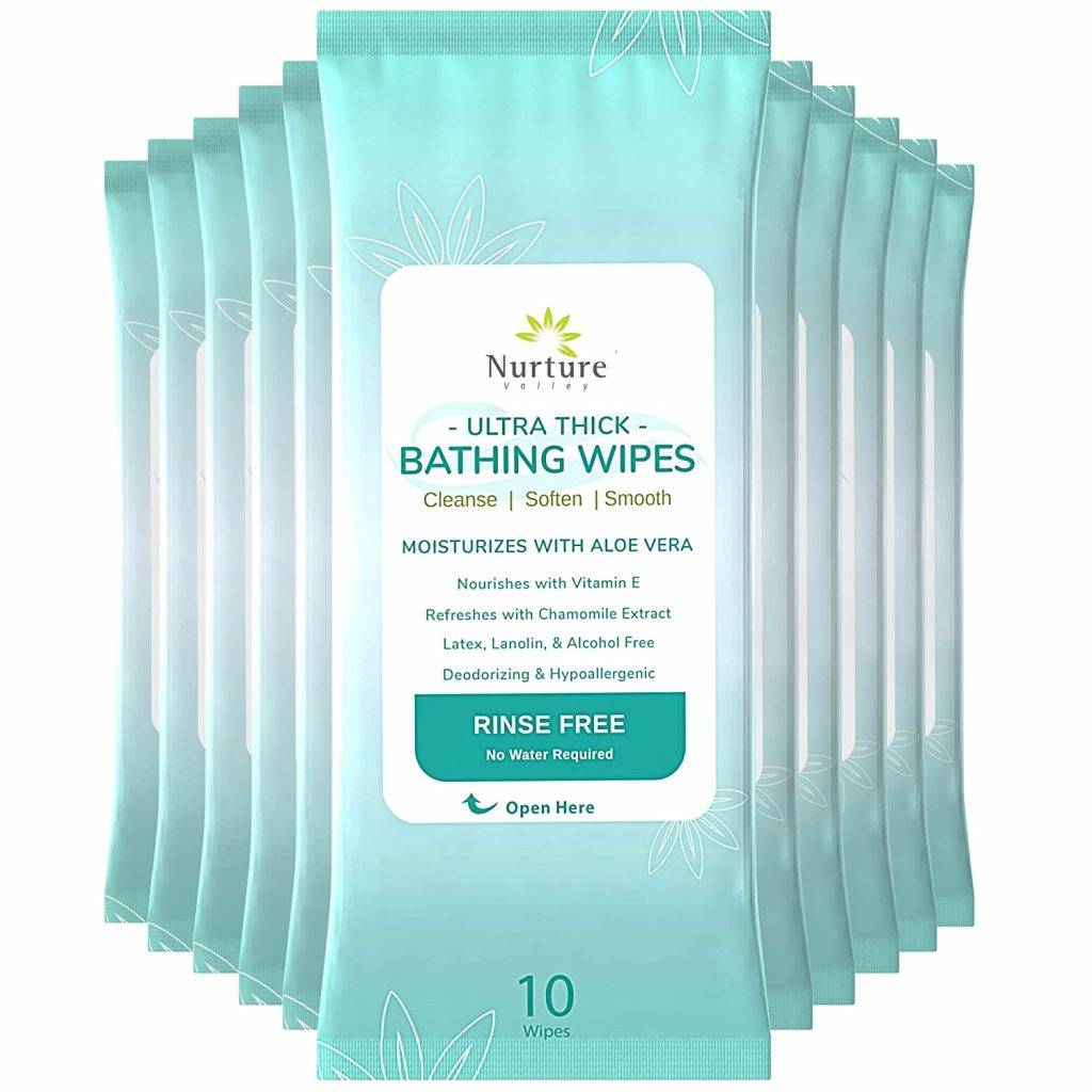 Ultra Thick Body Wipes for Adults Bathing